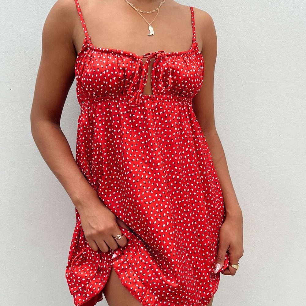 Express of Love Mini Dress Red